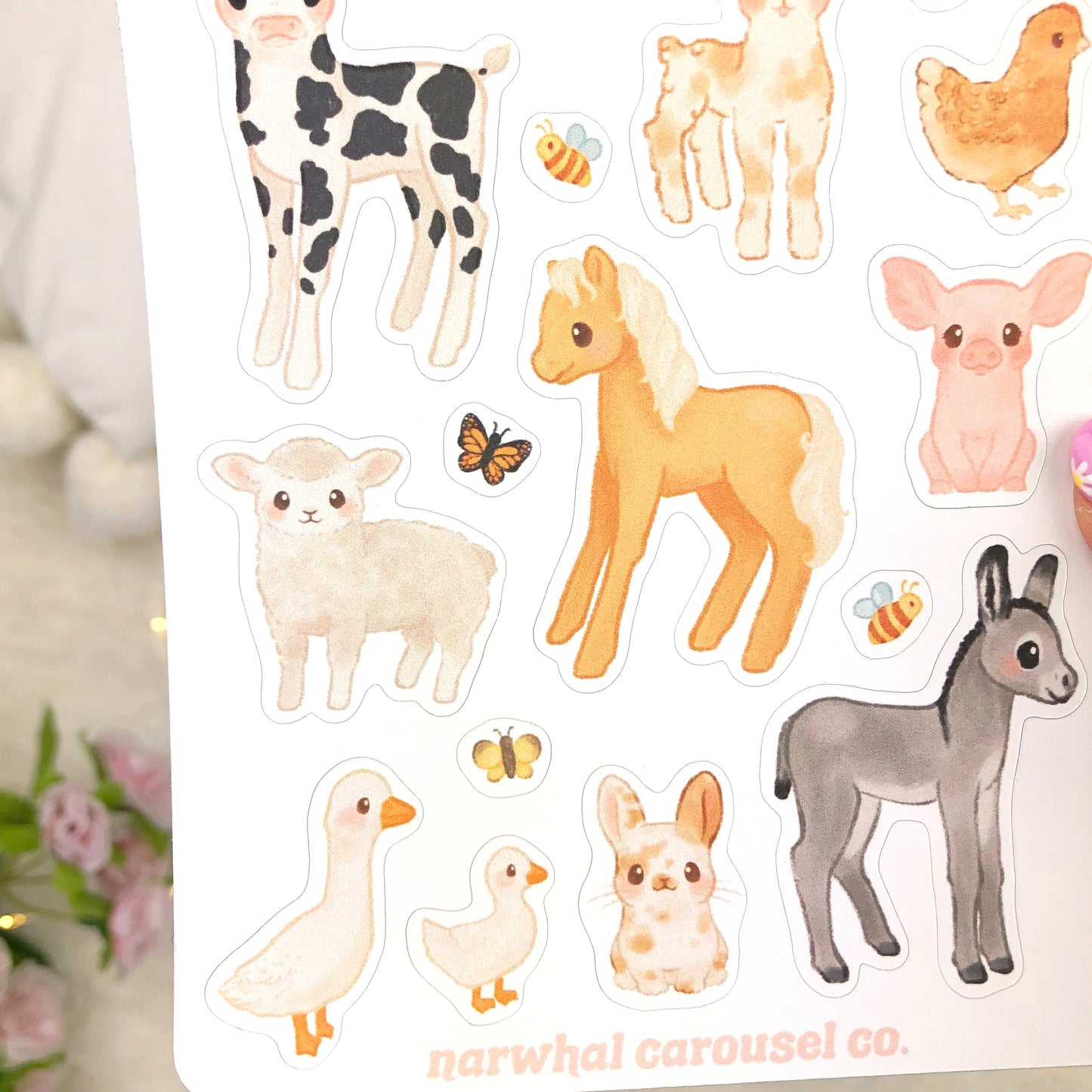 Farm Friends Sticker Sheet