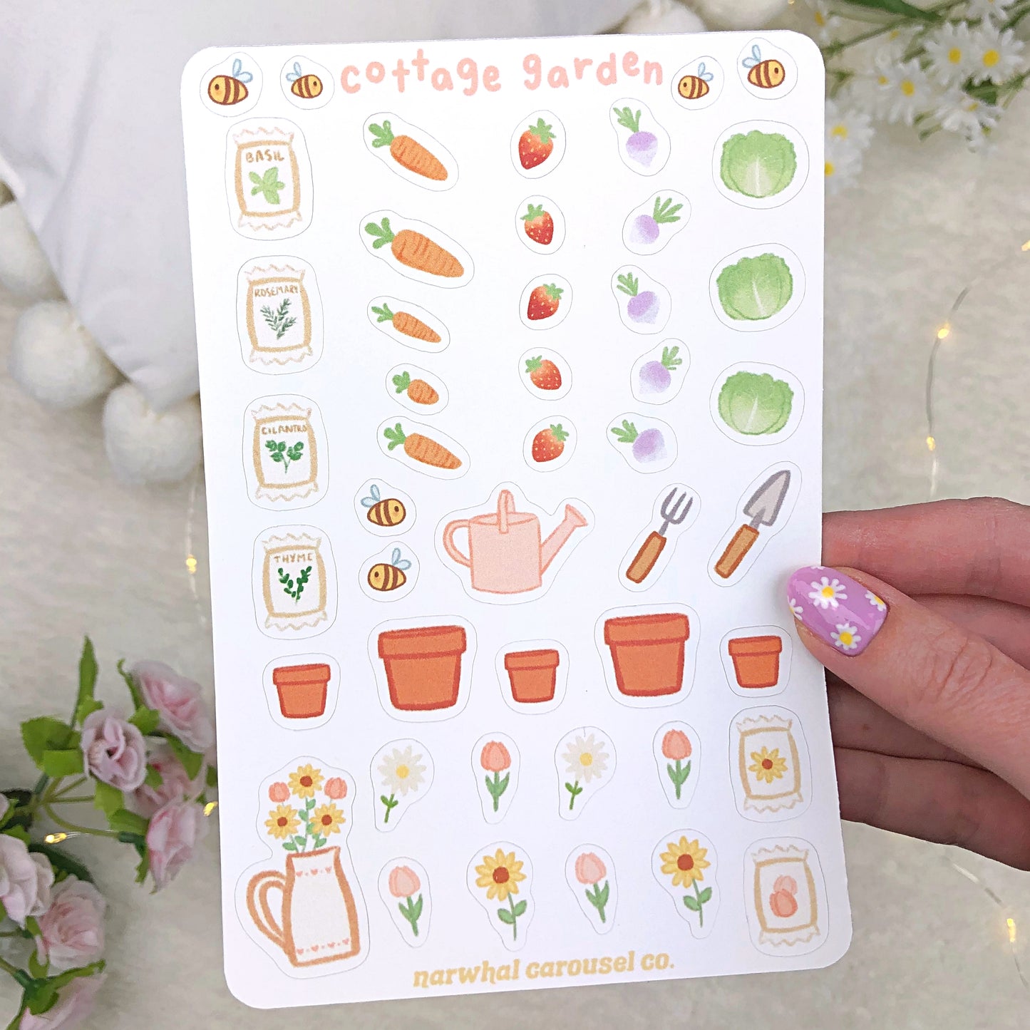 Cottage Garden Sticker Sheet