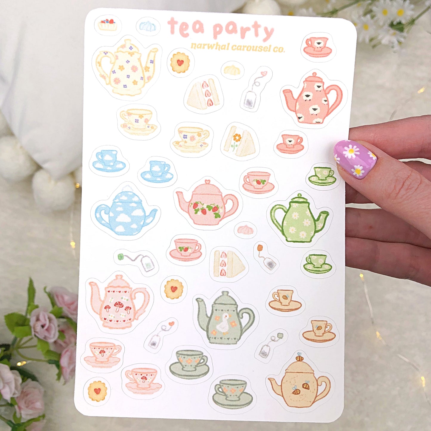 Tea Party Sticker Sheet