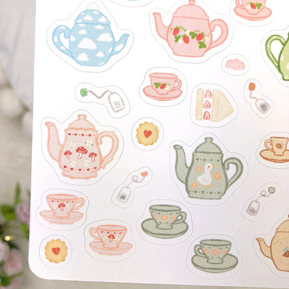 Tea Party Sticker Sheet