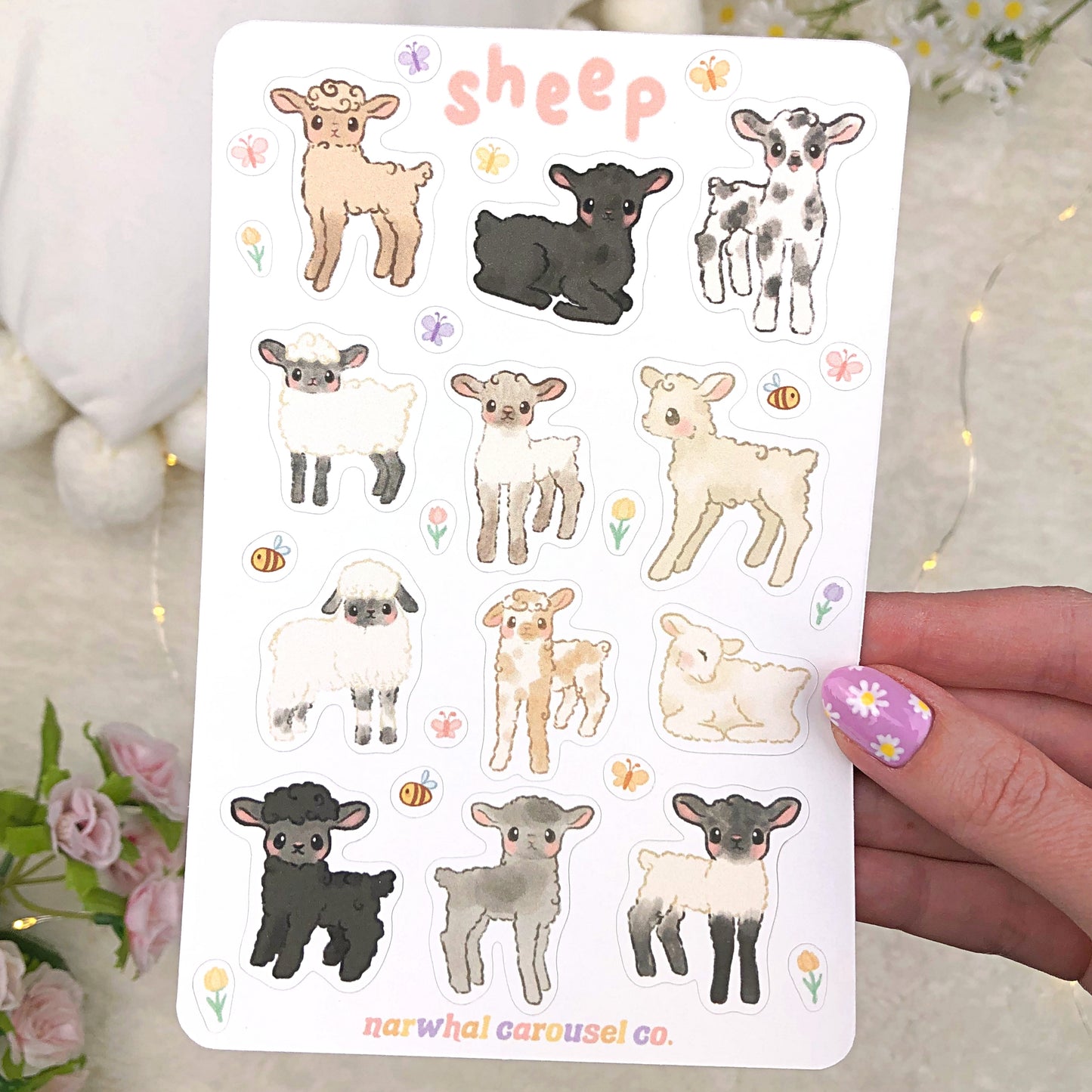 Sheep Sticker Sheet