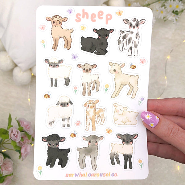 Sheep Sticker Sheet
