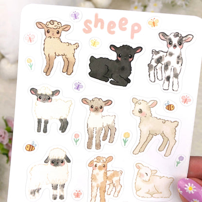 Sheep Sticker Sheet