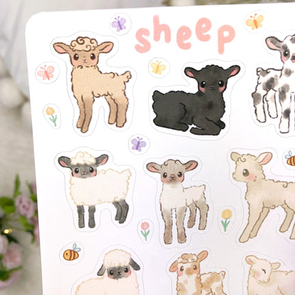 Sheep Sticker Sheet