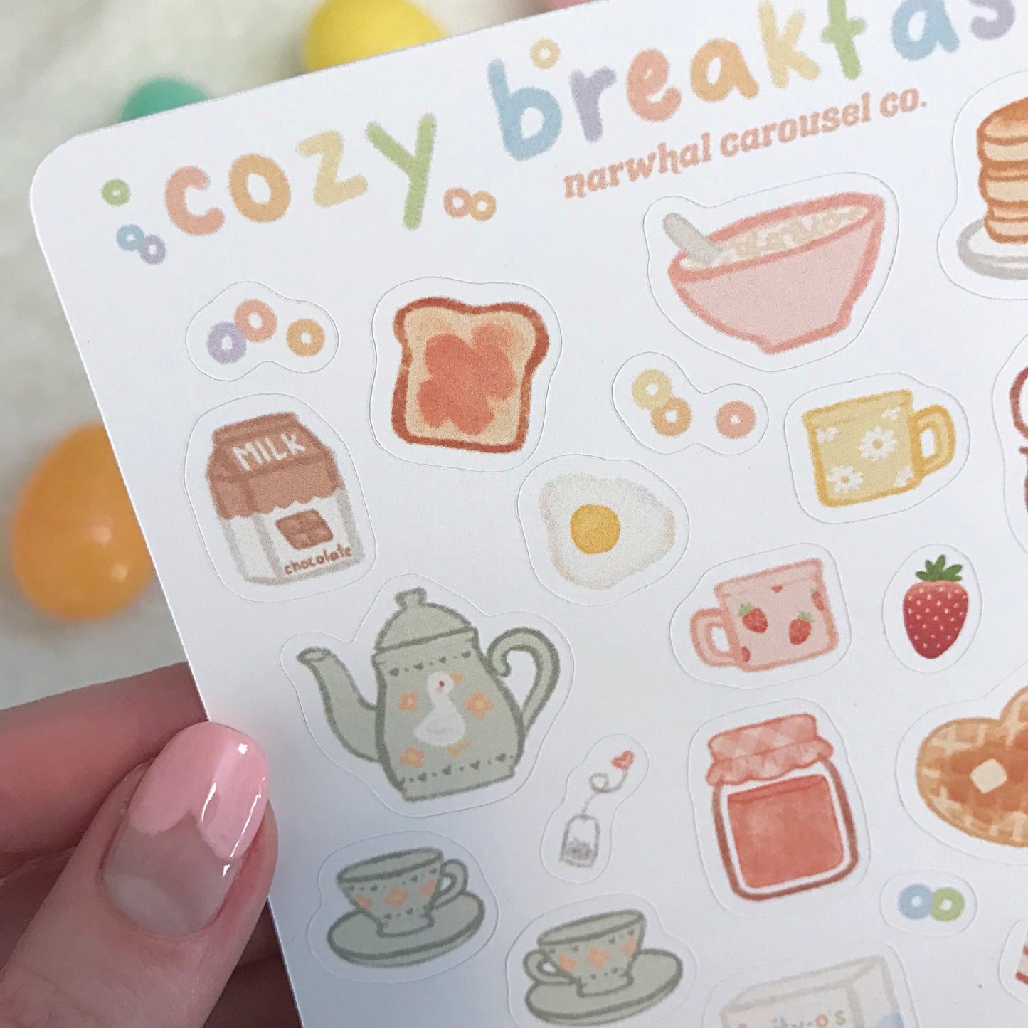 Cozy Breakfast Sticker Sheet