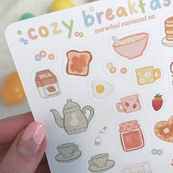 Cozy Breakfast Sticker Sheet