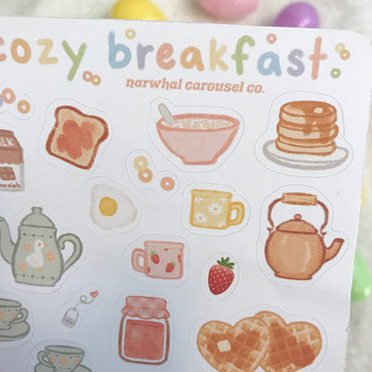 Cozy Breakfast Sticker Sheet