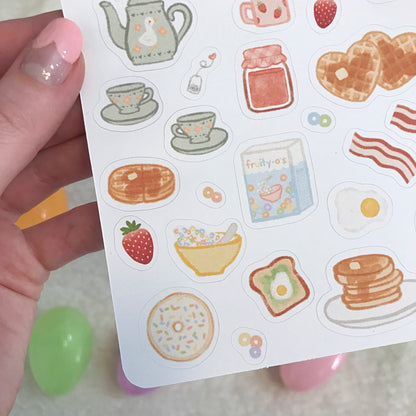 Cozy Breakfast Sticker Sheet