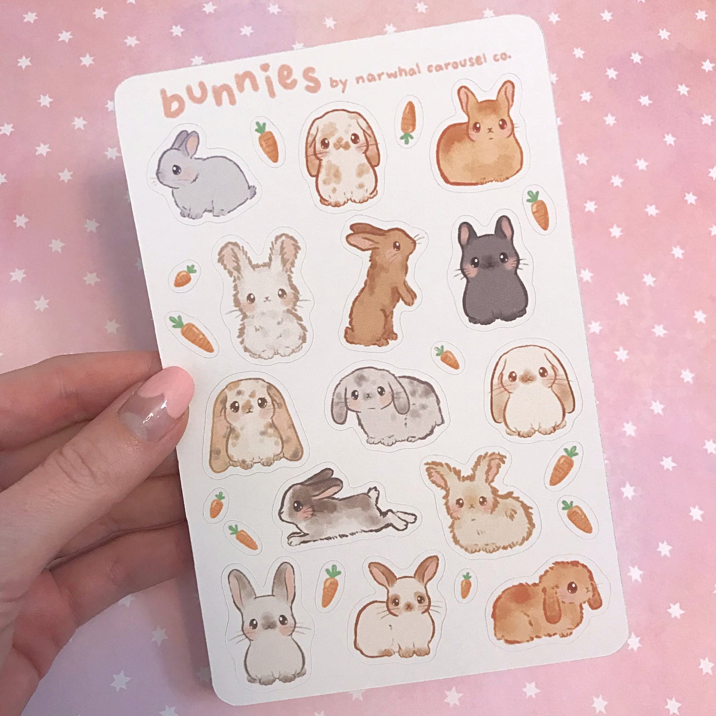 Bunnies Sticker Sheet