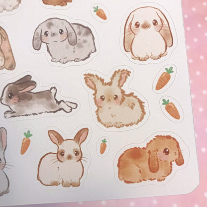 Bunnies Sticker Sheet