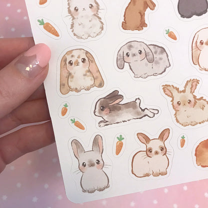 Bunnies Sticker Sheet