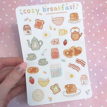 Cozy Breakfast Sticker Sheet