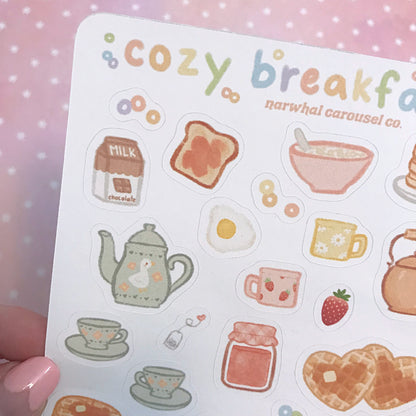 Cozy Breakfast Sticker Sheet