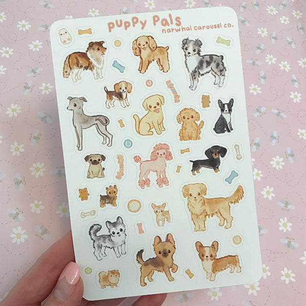 Puppy Pals Dog Sticker Sheet