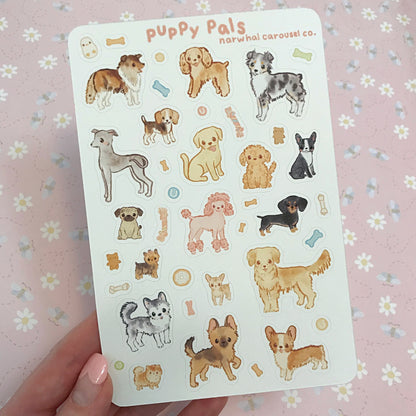 Puppy Pals Dog Sticker Sheet