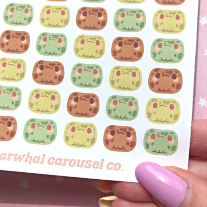 Tons of Tiny Toads Sticker Sheet