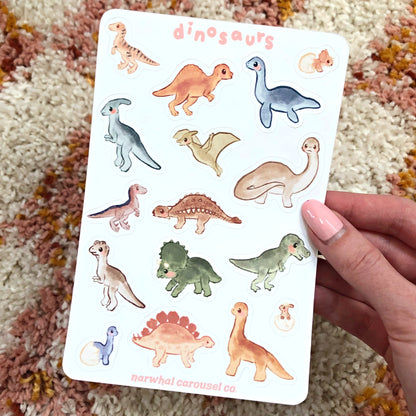 Dinosaurs Sticker Sheet