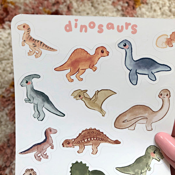 Dinosaurs Sticker Sheet