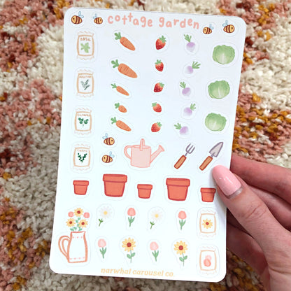 Cottage Garden Sticker Sheet