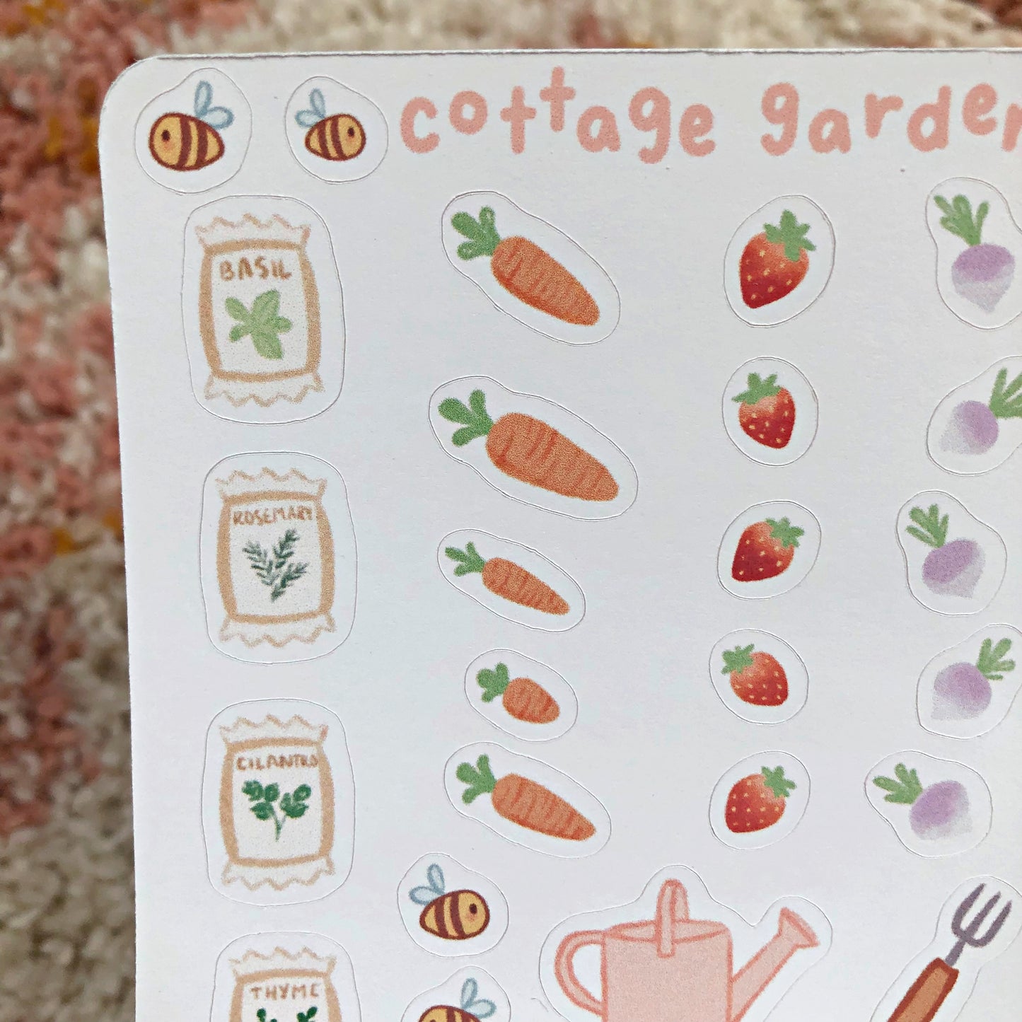 Cottage Garden Sticker Sheet