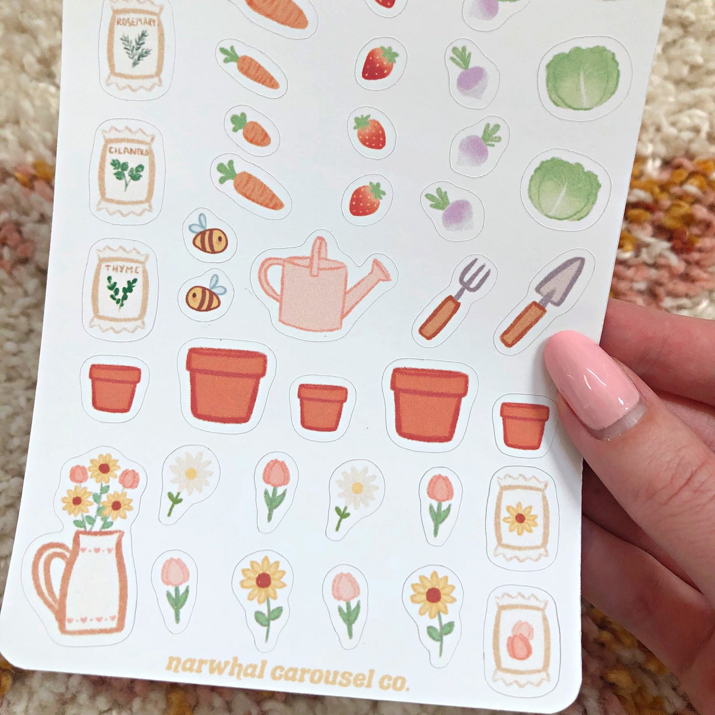 Cottage Garden Sticker Sheet