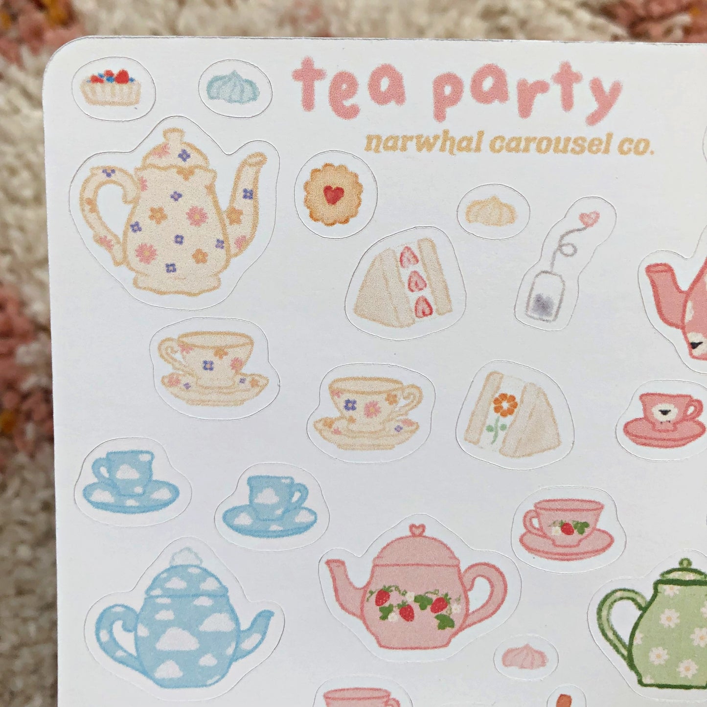 Tea Party Sticker Sheet