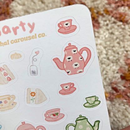 Tea Party Sticker Sheet