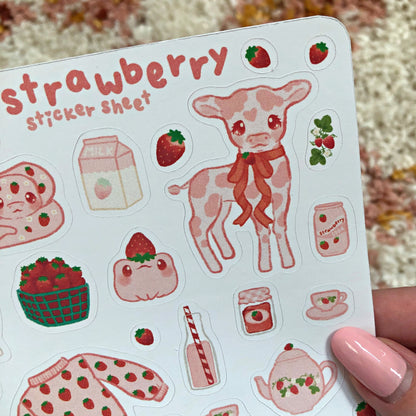 Strawberry Sticker Sheet