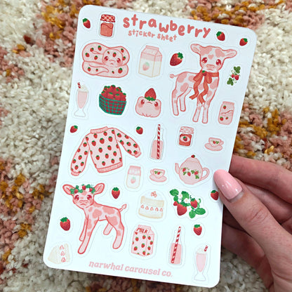 Strawberry Sticker Sheet