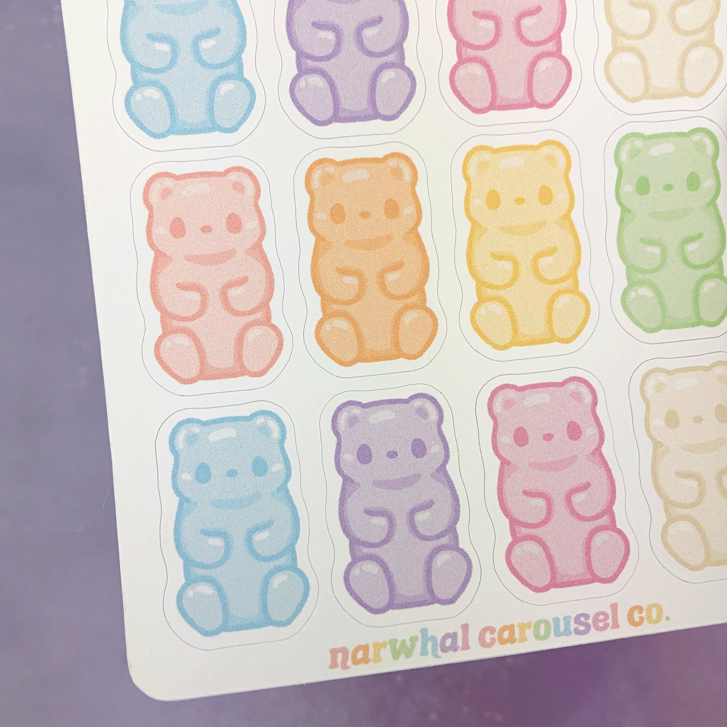 Gummy Bears Sticker Sheet