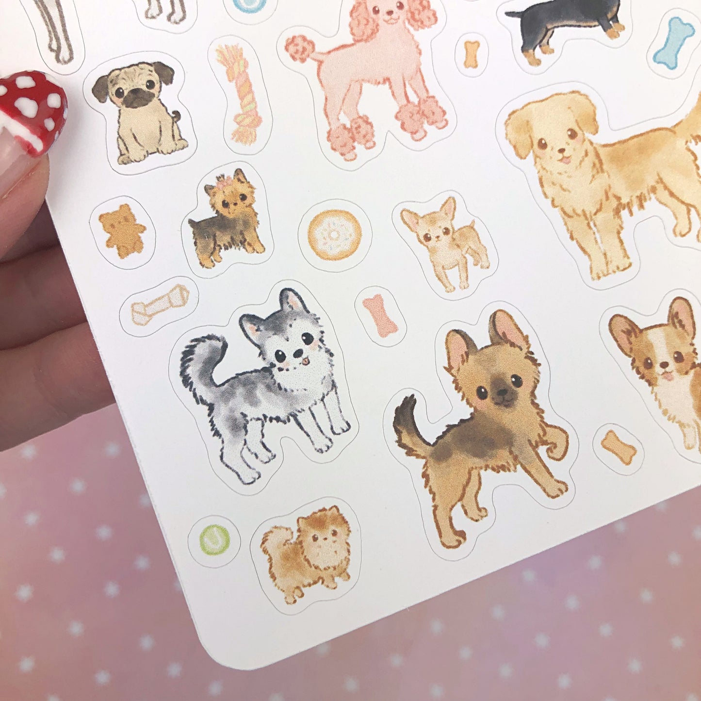 Puppy Pals Dog Sticker Sheet