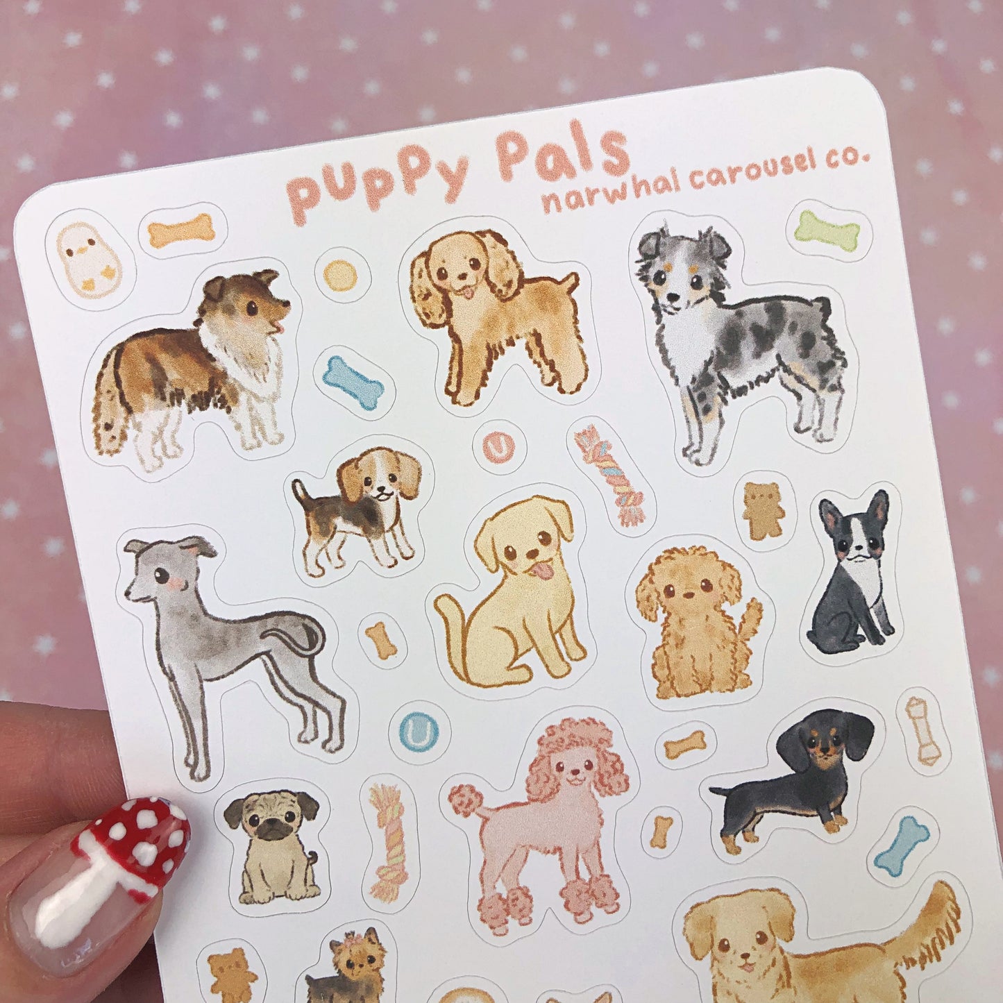 Puppy Pals Dog Sticker Sheet