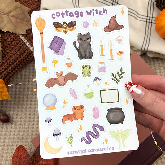 Cottage Witch Sticker Sheet