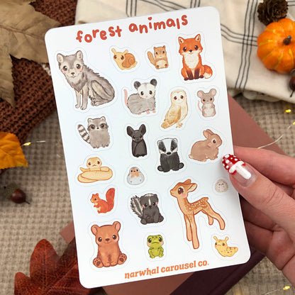 Forest Animals Sticker Sheet