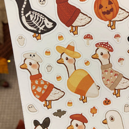 Maisie's Autumn Outfits Sticker Sheet