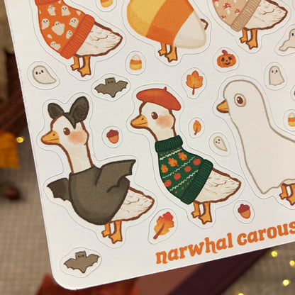 Maisie's Autumn Outfits Sticker Sheet