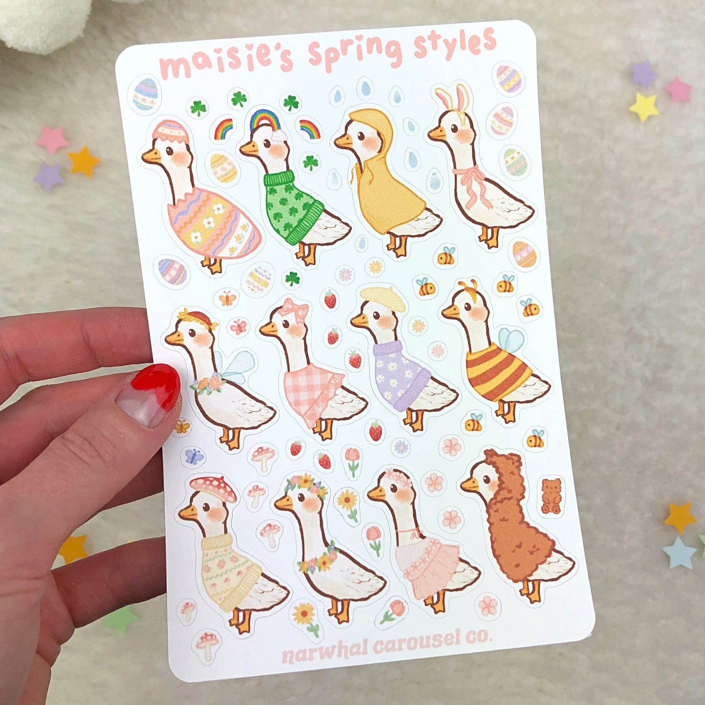 Maisie's Spring Styles Sticker Sheet