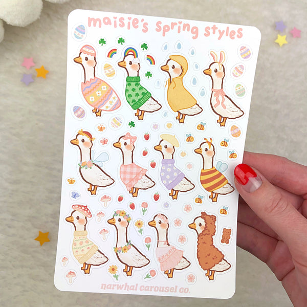 Maisie's Spring Styles Sticker Sheet