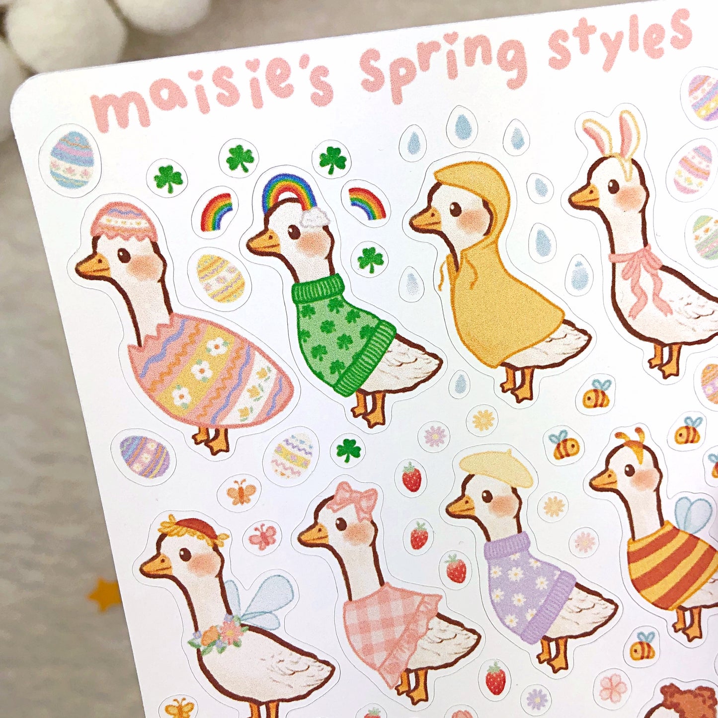 Maisie's Spring Styles Sticker Sheet