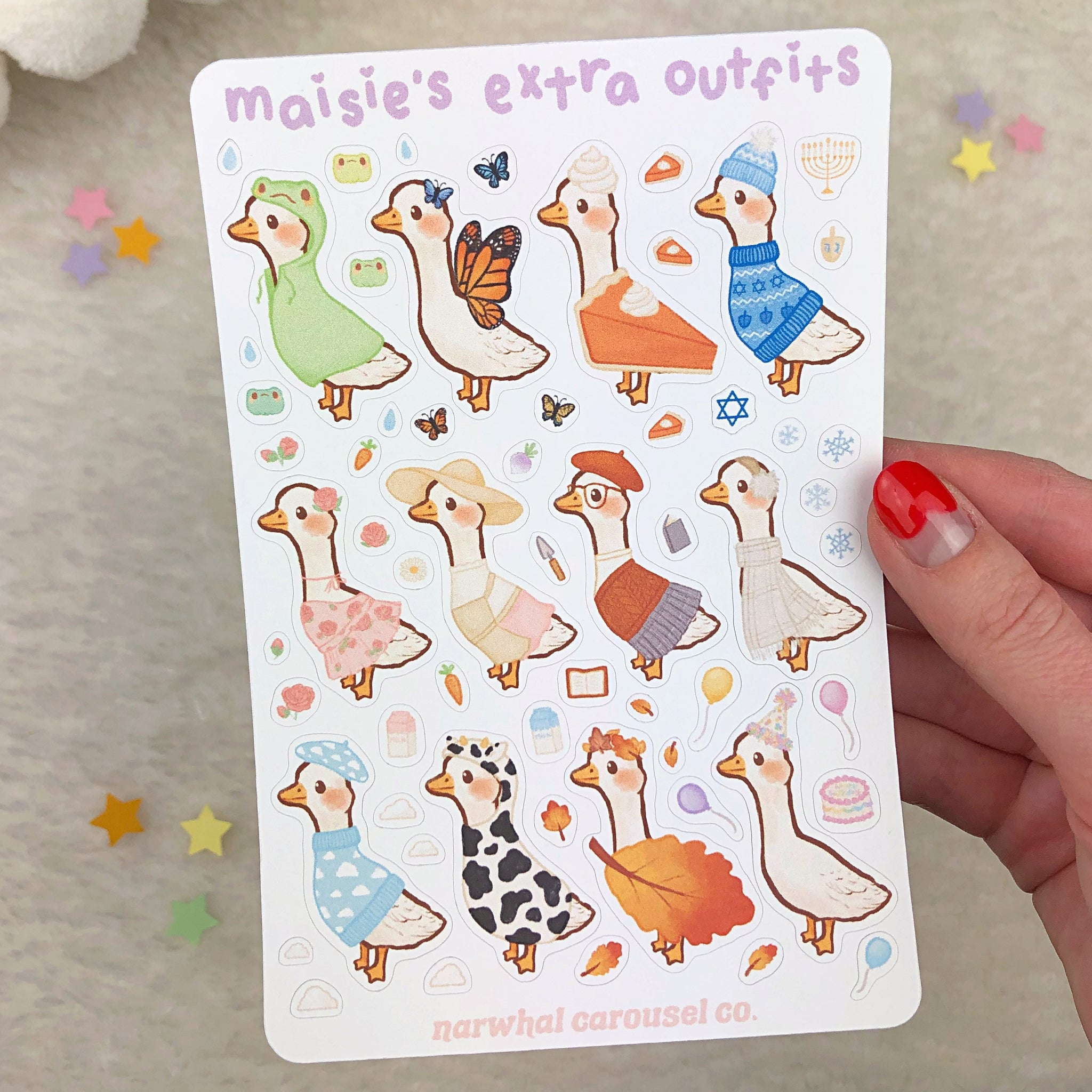 Maisie's Extra Outfits Sticker Sheet
