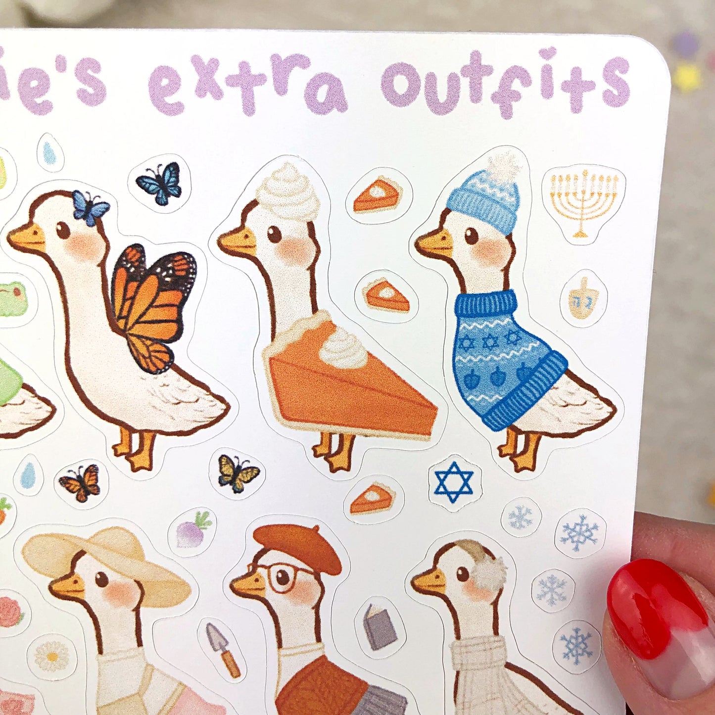 Maisie's Extra Outfits Sticker Sheet