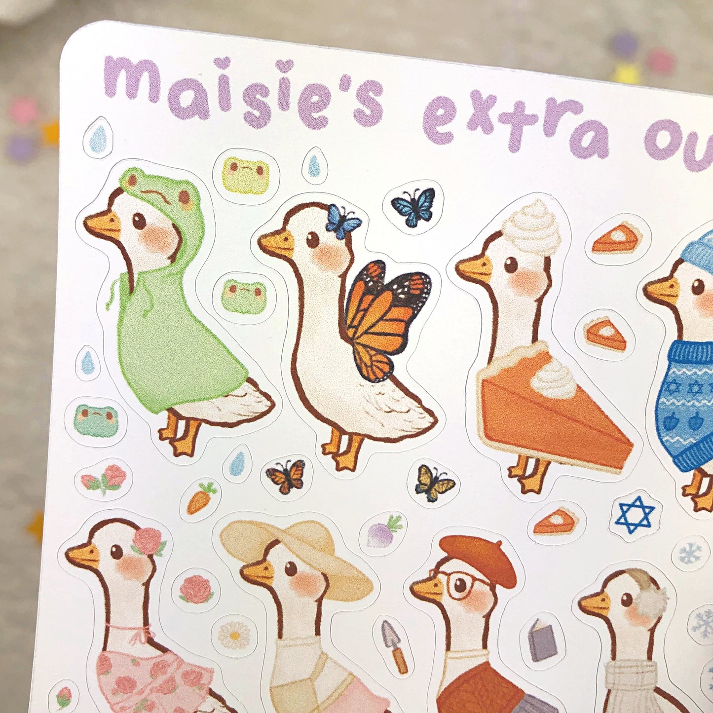 Maisie's Extra Outfits Sticker Sheet