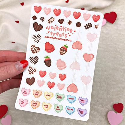 Valentine Treats Sticker Sheet