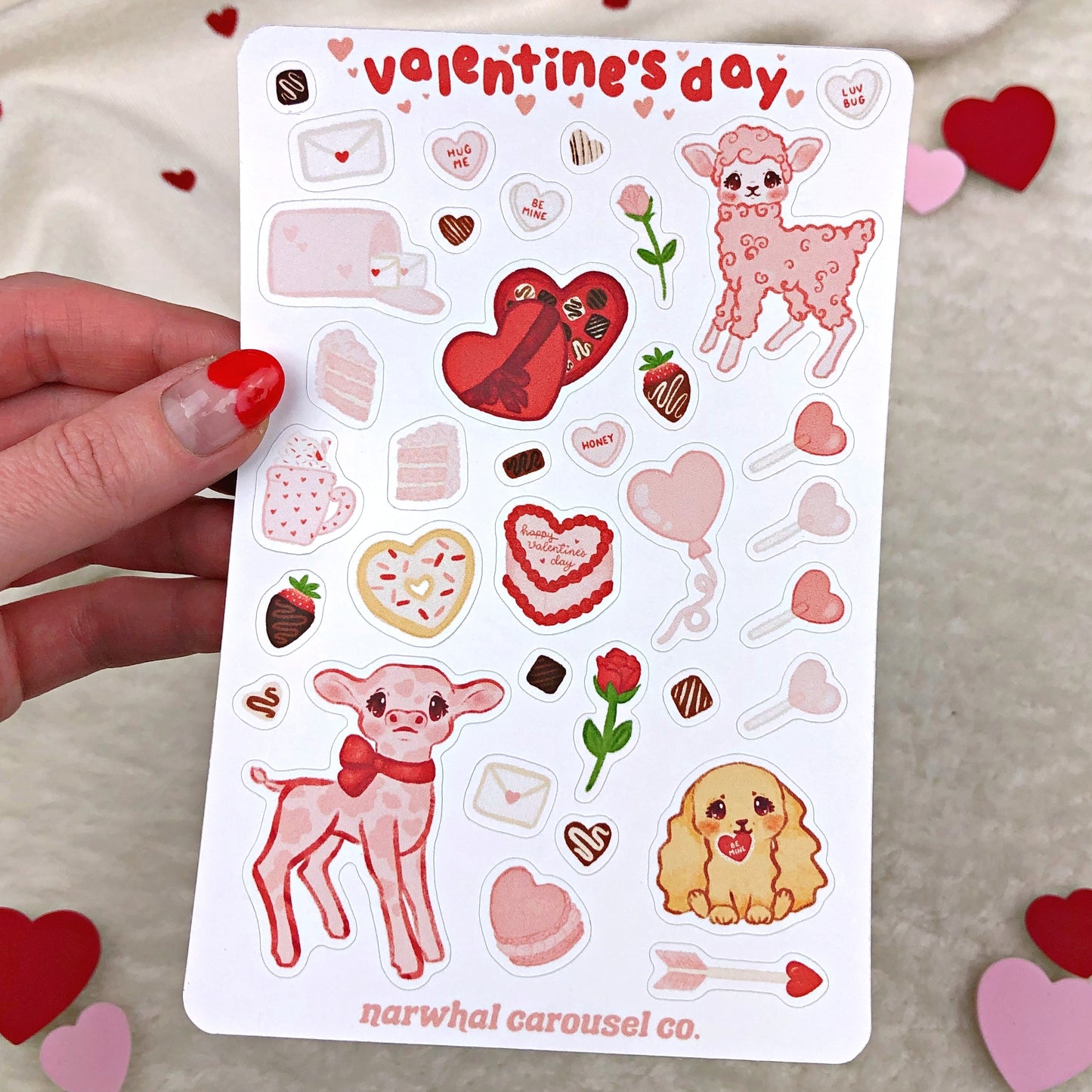 Valentine's Day Sticker Sheet