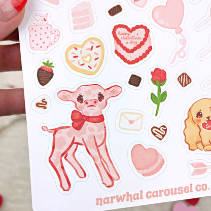 Valentine's Day Sticker Sheet