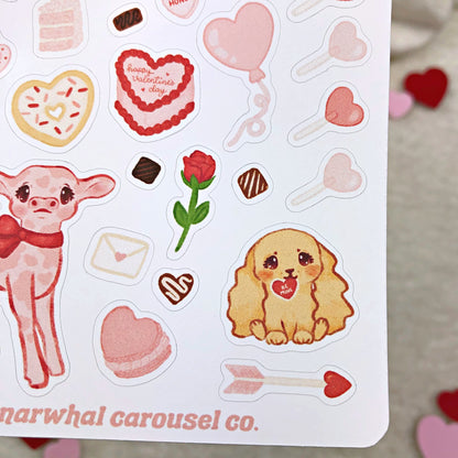 Valentine's Day Sticker Sheet