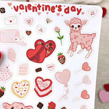 Valentine's Day Sticker Sheet