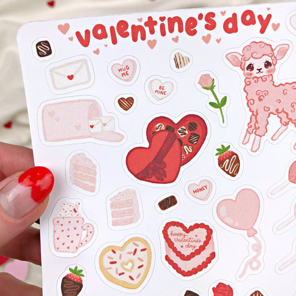 Valentine's Day Sticker Sheet