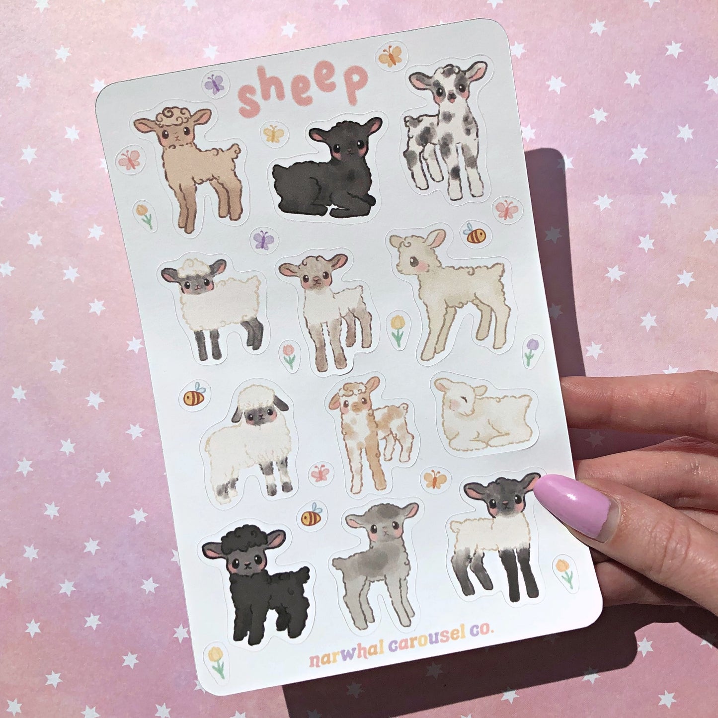 Sheep Sticker Sheet