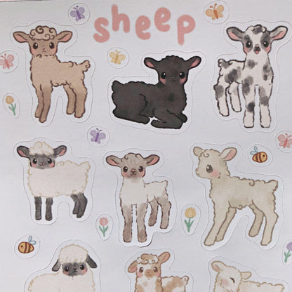 Sheep Sticker Sheet